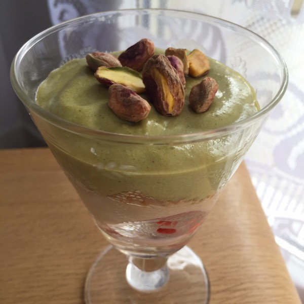 tiramisu fraise pistache