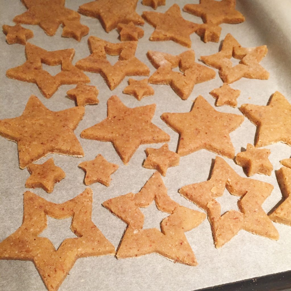 préparation de biscuits sans gluten