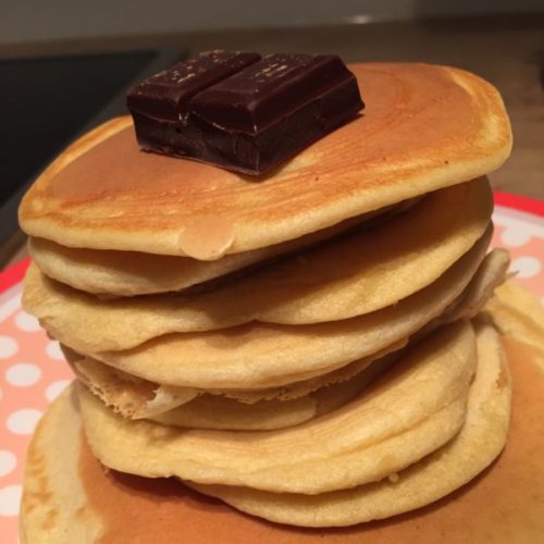 recette pancakes chocolat sans lactose
